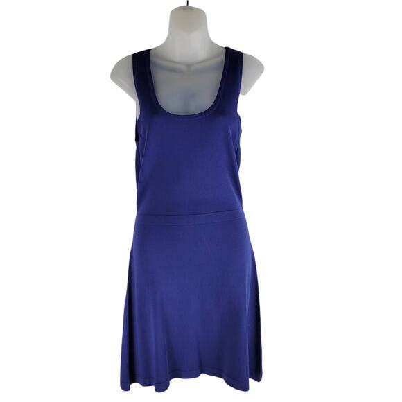 NEW W118 by Walter Baker Bronson sleeveless Fit And Flare Dress Blue Size S - Picture 1 of 5